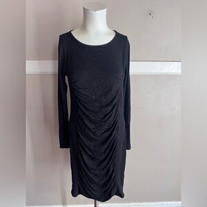 Spense Black Long Sleeve Dress Size M